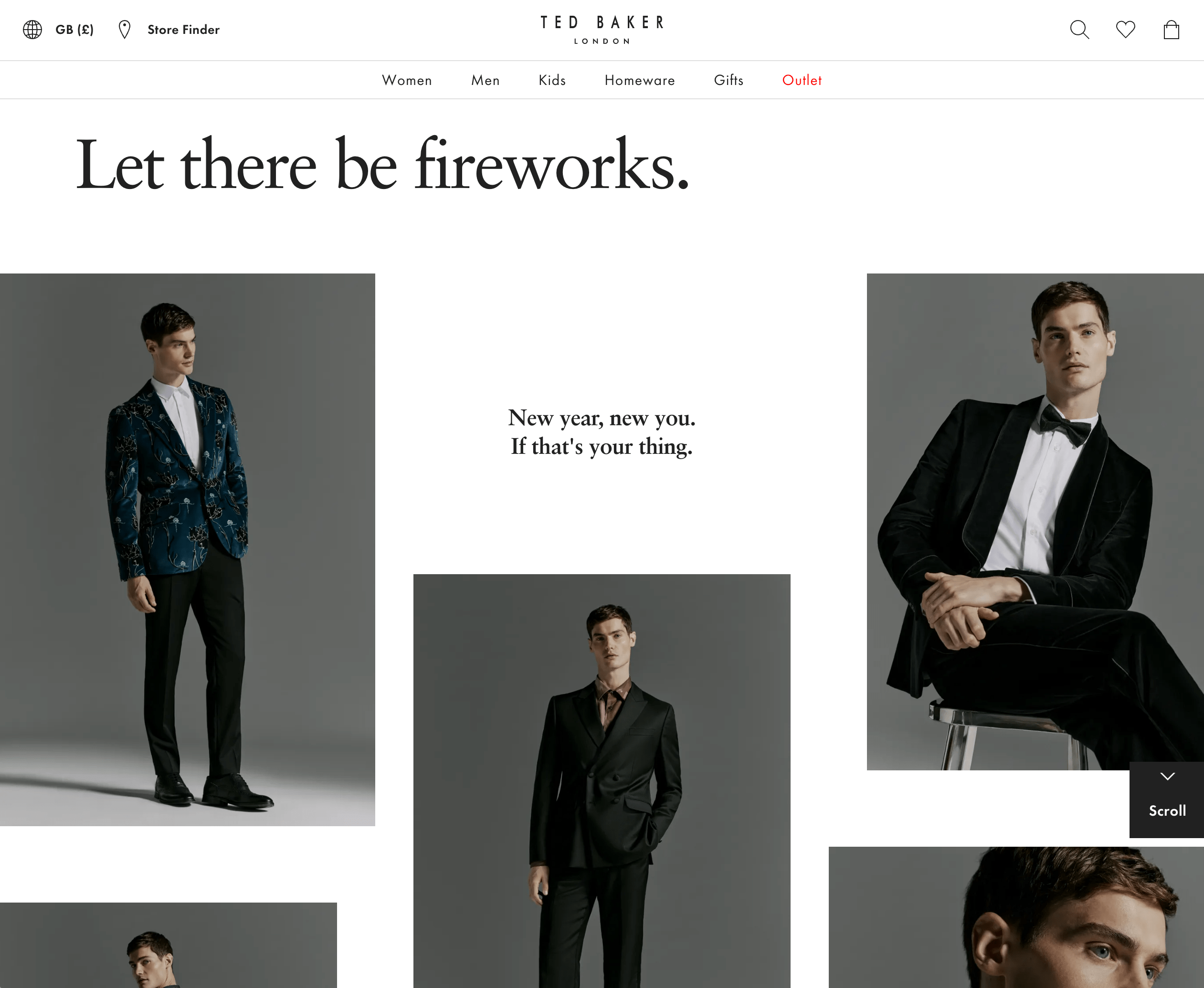 Screenshot of Ted Baker